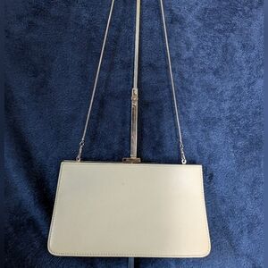 Giani Bernini  Vintage Cream colored Leather shoulder Bag